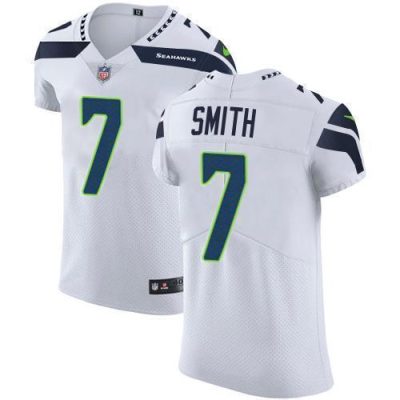 Nike Seahawks #7 Geno Smith White Stitched NFL New Elite Jersey