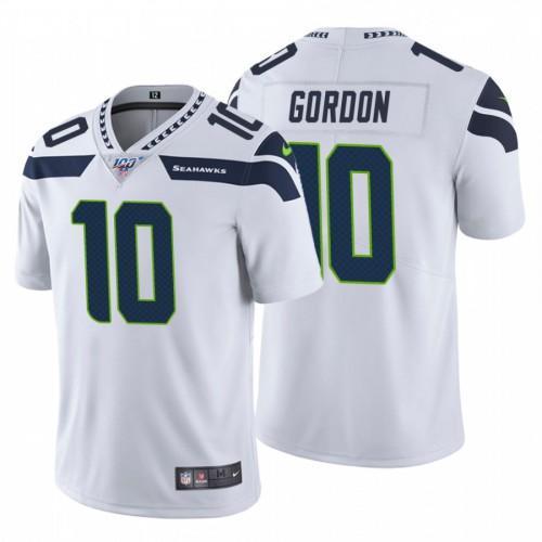 Nike Seattle Seahawks #10 Josh Gordon White Vapor Untouchable Limited NFL 100 Jersey