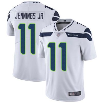 Nike Seattle Seahawks #11 Gary Jennings Jr. White Stitched NFL Vapor Untouchable Limited Jersey