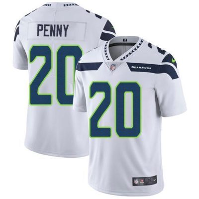 Nike Seattle Seahawks #20 Rashaad Penny White Stitched NFL Vapor Untouchable Limited Jersey
