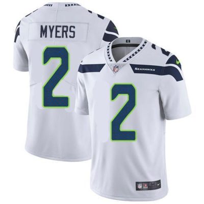 Nike Seattle Seahawks #2 Jason Myers White Stitched NFL Vapor Untouchable Limited Jersey