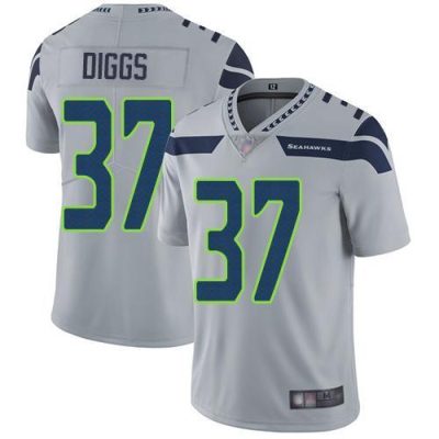 Nike Seattle Seahawks #37 Quandre Diggs Grey Alternate Stitched NFL Vapor Untouchable Limited Jersey