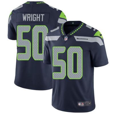 Nike Seattle Seahawks #50 K.J. Wright Steel Blue Team Color Stitched NFL Vapor Untouchable Limited Jersey
