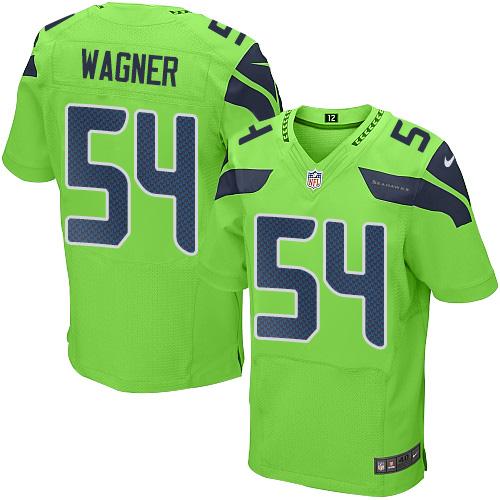 Nike Seattle Seahawks #54 Bobby Wagner Green Stitched NFL Elite Rush Jersey