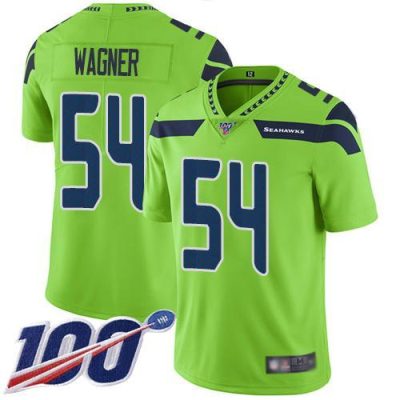Nike Seattle Seahawks #54 Bobby Wagner Green Stitched NFL Limited Rush 100th Season Jersey