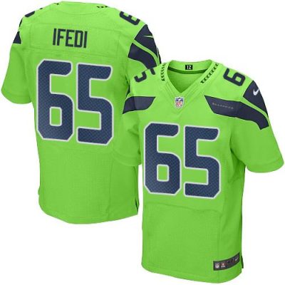 Nike Seattle Seahawks #65 Germain Ifedi Green Stitched NFL Elite Rush Jersey