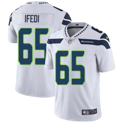 Nike Seattle Seahawks #65 Germain Ifedi White Stitched NFL Vapor Untouchable Limited Jersey