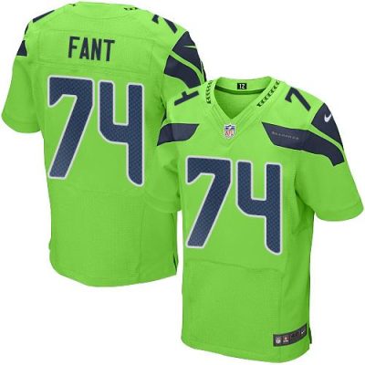 Nike Seattle Seahawks #74 George Fant Green Stitched NFL Elite Rush Jersey