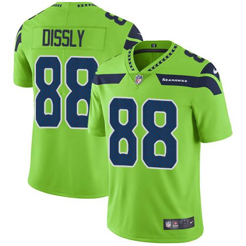 Nike Seattle Seahawks #88 Will Dissly Green Stitched NFL Limited Rush Jersey