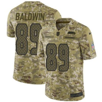 Nike Seattle Seahawks #89 Doug Baldwin Camo Stitched NFL Limited 2018 Salute To Service Jersey