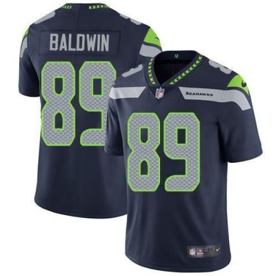 Nike Seattle Seahawks #89 Doug Baldwin Steel Blue Team Color Stitched NFL Vapor Untouchable Limited Jersey