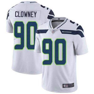 Nike Seattle Seahawks #90 Jadeveon Clowney White Stitched NFL Vapor Untouchable Limited Jersey