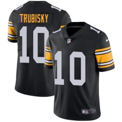 Nike Steelers #10 Mitchell Trubisky Black Alternate Stitched NFL Vapor Untouchable Limited Jersey