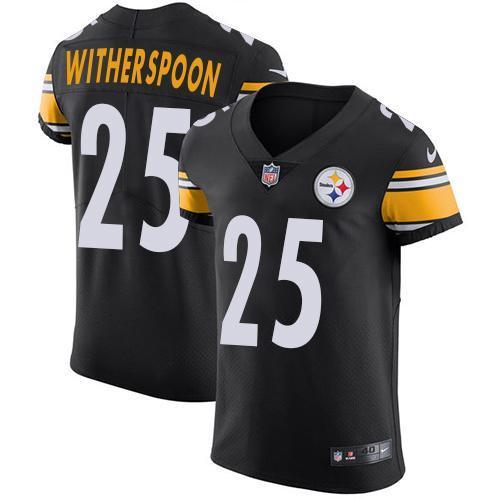 Nike Steelers #25 Ahkello Witherspoon Black Team Color Stitched NFL Vapor Untouchable Elite Jersey