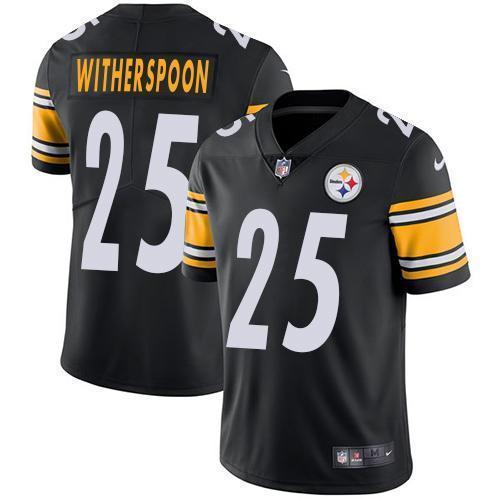Nike Steelers #25 Ahkello Witherspoon Black Team Color Stitched NFL Vapor Untouchable Limited Jersey