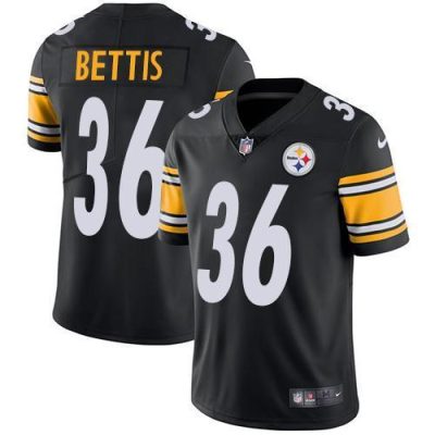 Nike Steelers #36 Jerome Bettis Black Team Color Stitched NFL Vapor Untouchable Limited Jersey