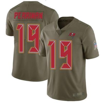 Nike Tampa Bay Buccaneers #19 Breshad Perriman Olive Stitched NFL Limited 2017 Salute to Service Jersey
