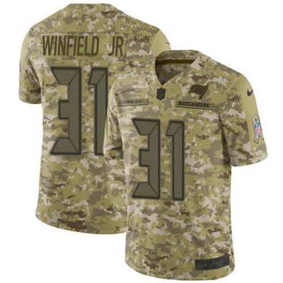 Nike Tampa Bay Buccaneers #31 Antoine Winfield Jr. Camo Stitched NFL Limited 2018 Salute To Service Jersey