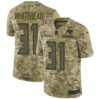 Nike Tampa Bay Buccaneers #31 Jordan Whitehead Camo Stitched NFL Limited 2018 Salute To Service Jersey