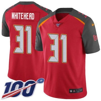 Nike Tampa Bay Buccaneers #31 Jordan Whitehead Red Team Color Stitched NFL 100th Season Vapor Untouchable Limited Jersey
