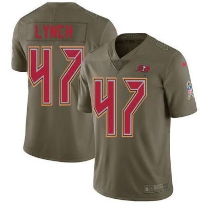 Nike Tampa Bay Buccaneers #47 John Lynch Olive Stitched NFL Limited 2017 Salute To Service Jersey