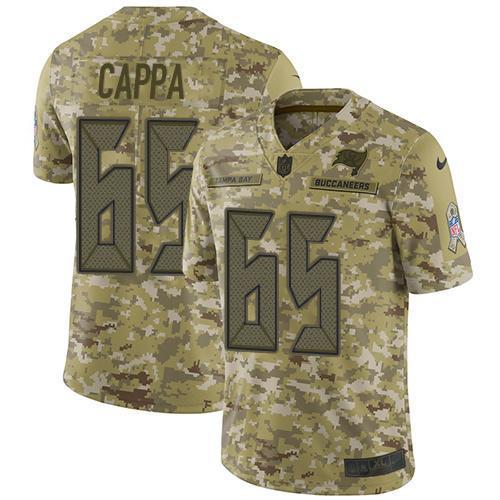Nike Tampa Bay Buccaneers #65 Alex Cappa Camo Stitched NFL Limited 2018 Salute To Service Jersey