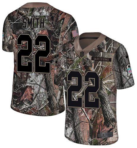 Nike Vikings #22 Harrison Smith Camo Stitched NFL Limited Rush Realtree Jersey