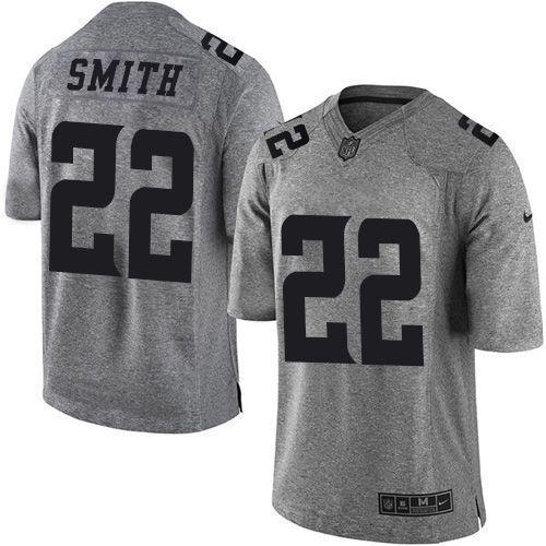Nike Vikings #22 Harrison Smith Gray Stitched NFL Limited Gridiron Gray Jersey
