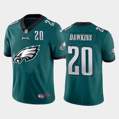 Philadelphia Eagles #20 Brian Dawkins Green Nike Big Team Logo Player Vapor Limited NFL Jersey