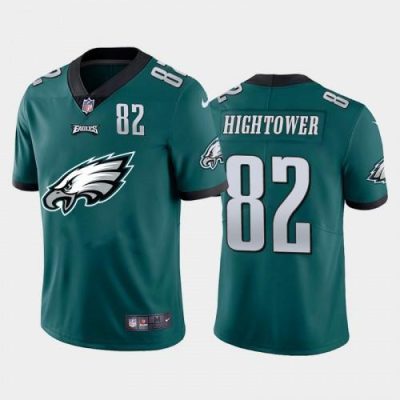 Philadelphia Philadelphia Eagles #82 John Hightower Green Nike Big Team Logo Player Vapor Limited NFL Jersey