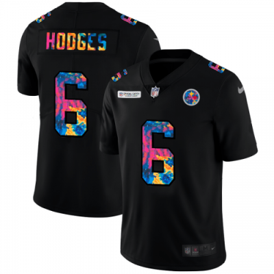 Pittsburgh Pittsburgh Steelers #6 Devlin Hodges Nike Multi-Color Black 2020 NFL Crucial Catch Vapor Untouchable Limited Jersey