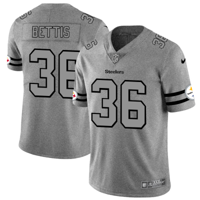 Pittsburgh Steelers #36 Jerome Bettis Nike Gray Gridiron II Vapor Untouchable Limited NFL Jersey