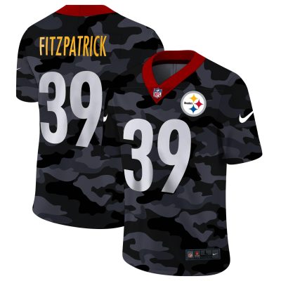 Pittsburgh Steelers #39 Minkah Fitzpatrick Nike 2020 Black CAMO Vapor Untouchable Limited Stitched NFL Jersey