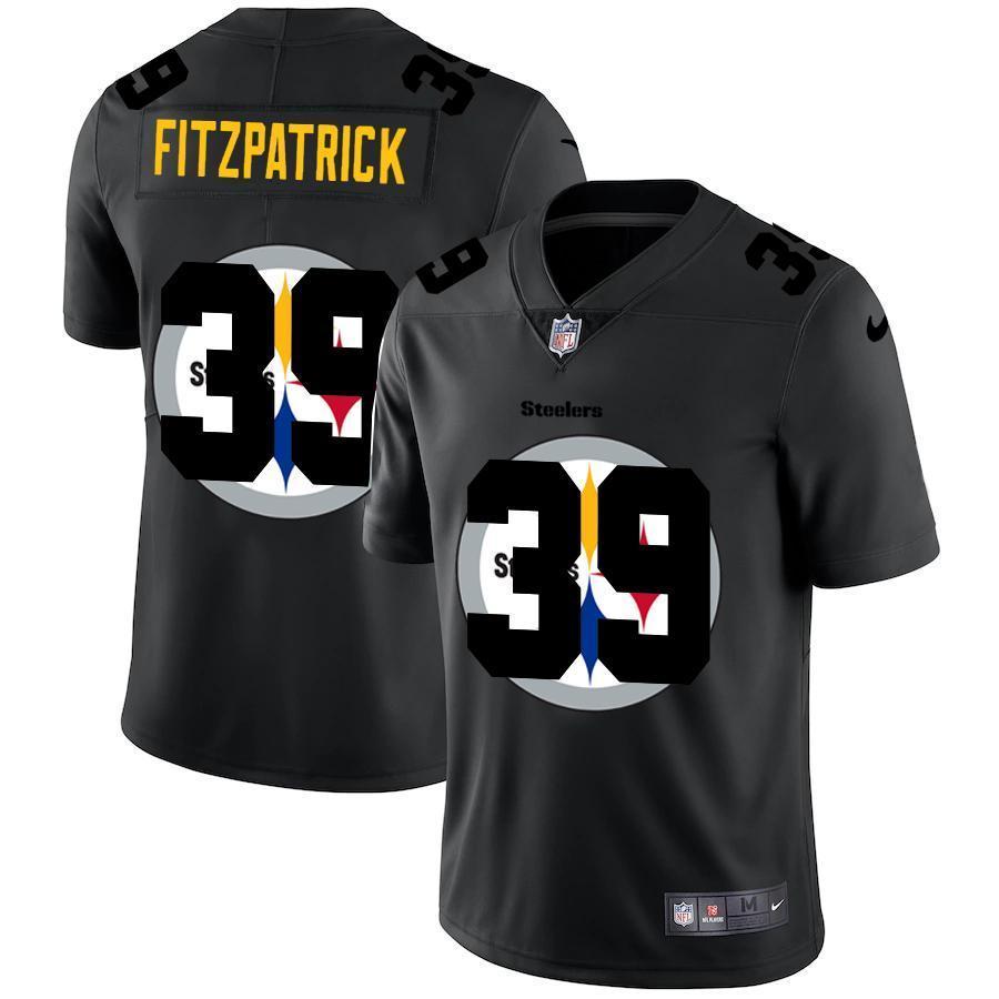 Pittsburgh Steelers #39 Minkah Fitzpatrick Nike Team Logo Dual Overlap Limited NFL Jersey Black