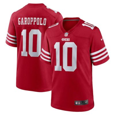 San Francisco 49ers #10 Jimmy Garoppolo Nike 2022 Player Game Jersey - Scarlet