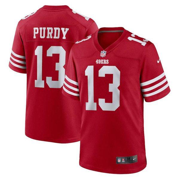 San Francisco 49ers #13 Brock Purdy Nike Player Game Jersey - Scarlet