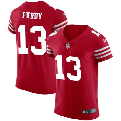San Francisco 49ers #13 Brock Purdy Scarlet Nike 2022-23 Authentic Stitched NFL Vapor Untouchable Elite Jersey