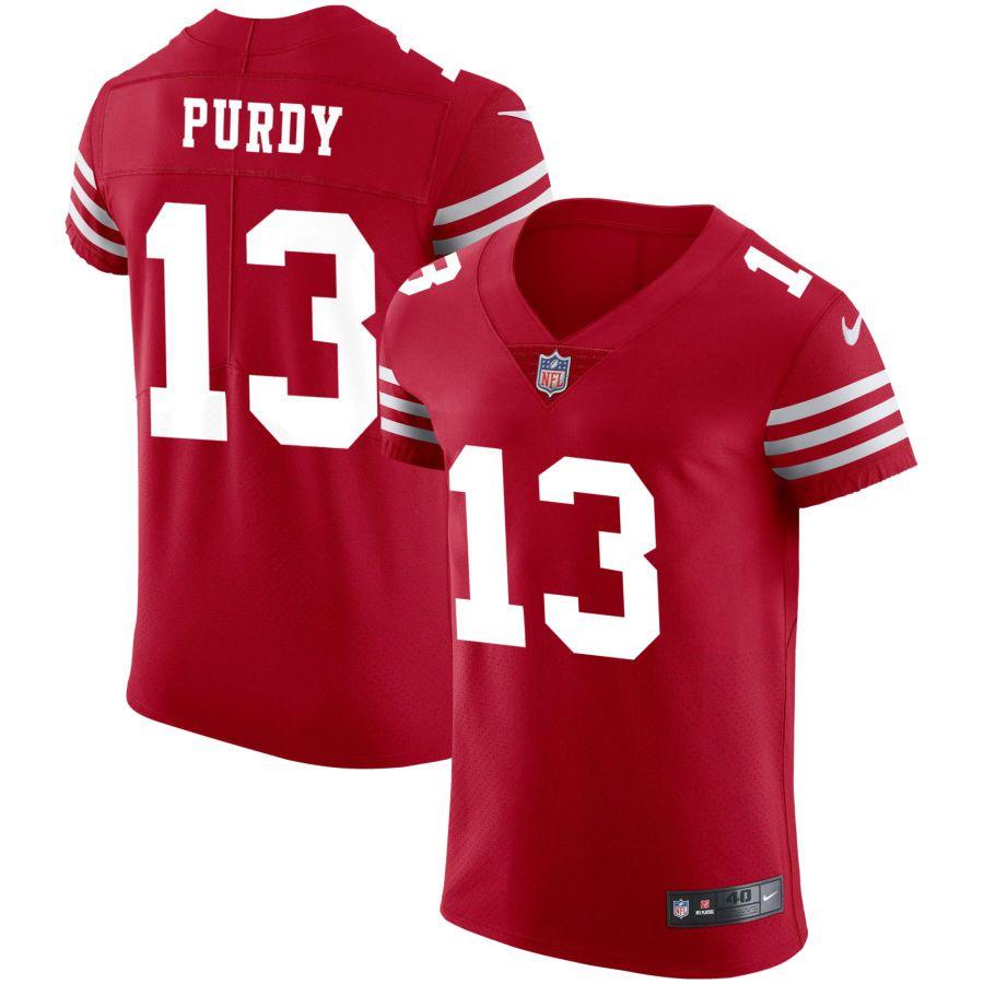 San Francisco 49ers #13 Brock Purdy Scarlet Nike 2022-23 Authentic Stitched NFL Vapor Untouchable Elite Jersey