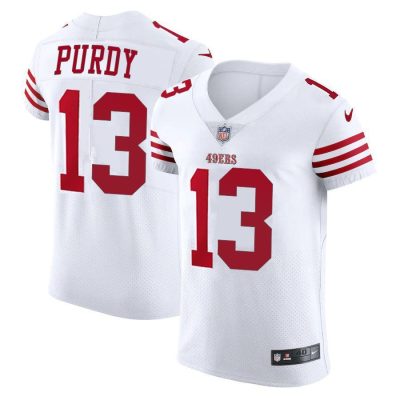 San Francisco 49ers #13 Brock Purdy White Nike Men's 2022-23 Authentic Stitched NFL Vapor Untouchable Elite Jersey
