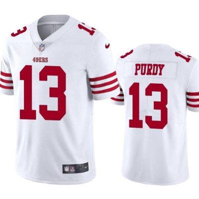 San Francisco 49ers #13 Brock Purdy White Nike Men's 2022-23 Limited Stitched NFL Vapor Untouchable Jersey