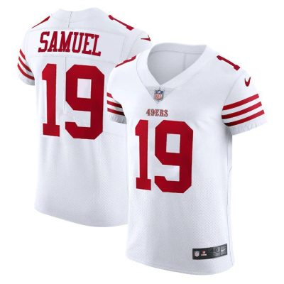 San Francisco 49ers #19 Deebo Samuel White Nike Men's 2022-23 Authentic Stitched NFL Vapor Untouchable Elite Jersey