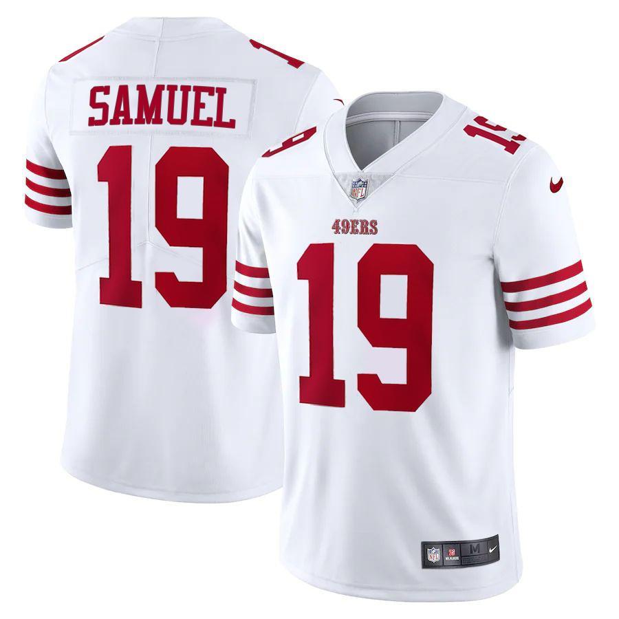 San Francisco 49ers #19 Deebo Samuel White Nike Men's 2022-23 Limited Stitched NFL Vapor Untouchable Jersey