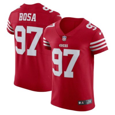 San Francisco 49ers #97 Nick Bosa Scarlet Nike Men's 2022-23 Authentic Stitched NFL Vapor Untouchable Elite Jersey