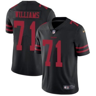 San Francisco San Francisco 49ers #71 Trent Williams Black Alternate Men's Stitched NFL Vapor Untouchable Limited Jersey Men's
