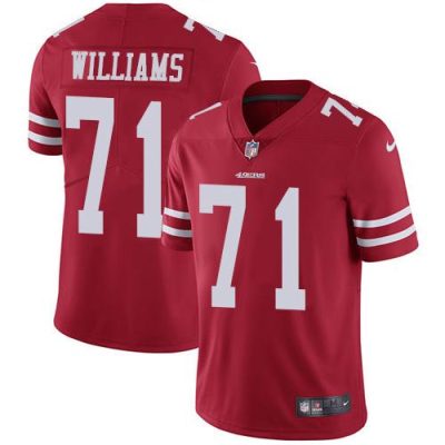 San Francisco San Francisco 49ers #71 Trent Williams Red Team Color Men's Stitched NFL Vapor Untouchable Limited Jersey Men's