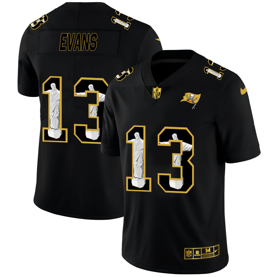 Tampa Bay Buccaneers #13 Mike Evans Nike Carbon Black Vapor Cristo Redentor Limited NFL Jersey