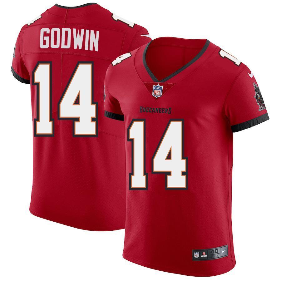 Tampa Bay Buccaneers #14 Chris Godwin Nike Red Vapor Elite Jersey