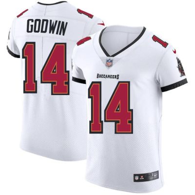 Tampa Bay Buccaneers #14 Chris Godwin Nike White Vapor Elite Jersey