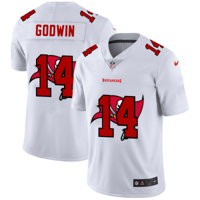 Tampa Bay Buccaneers #14 Chris Godwin White Nike Team Logo Dual Overlap Limited NFL Jersey