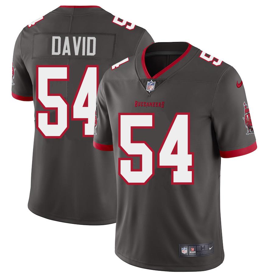 Tampa Bay Buccaneers #54 Lavonte David Nike Pewter Alternate Vapor Limited Jersey